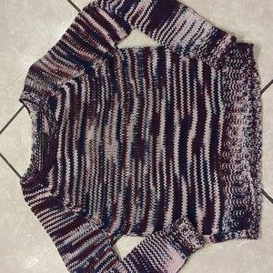 True Religion Crew Neck Purple Pullover Knit Sweater Size Small